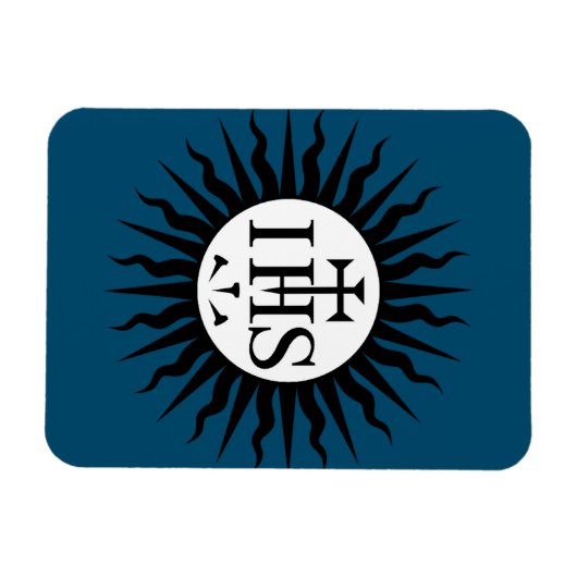 Emblem der Gesellschaft Jesu Magnet (Horizontal)