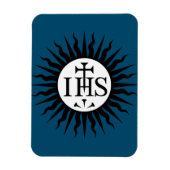 Emblem der Gesellschaft Jesu Magnet (Vertikal)