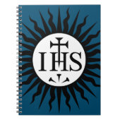 Emblem der Gesellschaft Jesu Notizblock (Vorderseite)