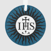 Emblem der Gesellschaft Jesu Ornament (Rückseite)