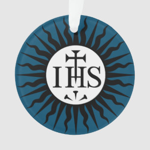 Emblem der Gesellschaft Jesu Ornament