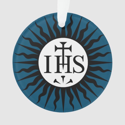 Emblem der Gesellschaft Jesu Ornament (Vorderseite)