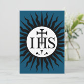 Emblem der Gesellschaft Jesu Save The Date (Stehend Vorderseite)