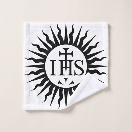 Emblem der Gesellschaft Jesu Waschlappen (Waschlappen)