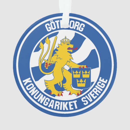 Emblem der Göteborger Runde Ornament (Rückseite)