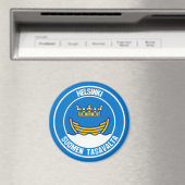 Emblem der Helsinki-Runde Magnet (In Situ (Geschirrspüler))
