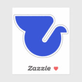 Emblem der Higashiosaka (Higashiōsak), Osaka, Japa Aufkleber (Blatt)