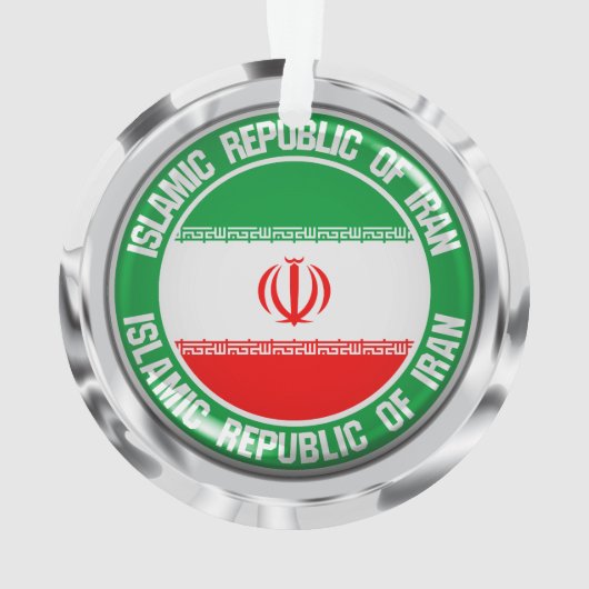 Emblem der Iran-Runde Ornament (Rückseite)