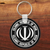Emblem der Iran-Runde Schlüsselanhänger (Vorderseite)