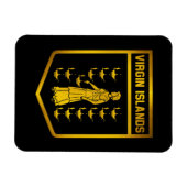 Emblem der Jungfrau Magnet (Horizontal)