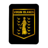 Emblem der Jungfrau Magnet (Vertikal)