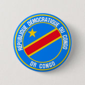 Emblem der Kongo-Runde Button (Vorderseite)