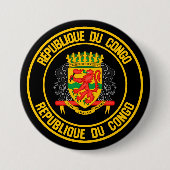 Emblem der Kongo-Runde Button (Vorderseite)
