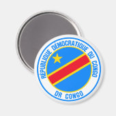 Emblem der Kongo-Runde Magnet (Vorderseite/Rückseite)