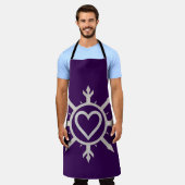 "Emblem der Liebe" All-Over Print Schürze (Getragen)