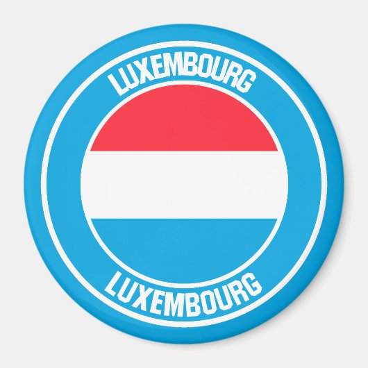 Emblem der Luxemburger Runde Magnet (Vorne)