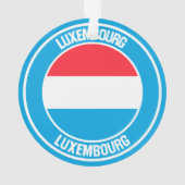 Emblem der Luxemburger Runde Ornament (Rückseite)