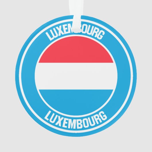 Emblem der Luxemburger Runde Ornament (Rückseite)