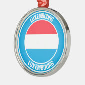 Emblem der Luxemburger Runde Ornament Aus Metall (Links)