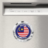 Emblem der Malaysia-Runde Magnet (In Situ (Geschirrspüler))