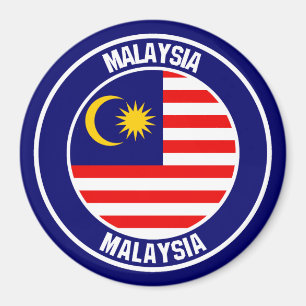 Emblem der Malaysia-Runde Magnet