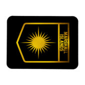 Emblem der Marshall-Inseln Magnet (Horizontal)