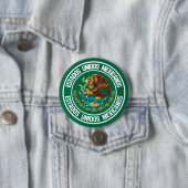 Emblem der Mexiko-Runde Button (Beispiel)