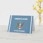 Emblem der militärischen Luftstreitkräfte - 2 Vert Karte (Gelbe Blume)