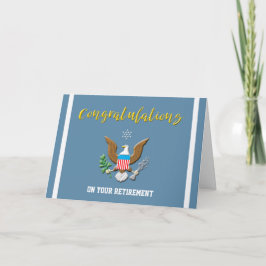 Emblem der militärischen Luftwaffe für die Zurückb Karte