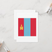 Emblem der Mongolei Karte (Vorderseite/Rückseite Beispiel)