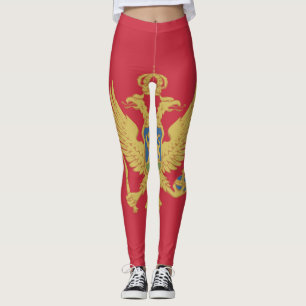 Emblem der Montenegro-Flagge Leggings