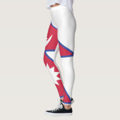 Emblem der Nepal-Flagge Leggings (Links)