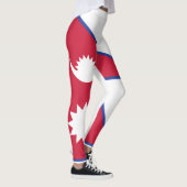 Emblem der Nepal-Flagge Leggings (Rechts)