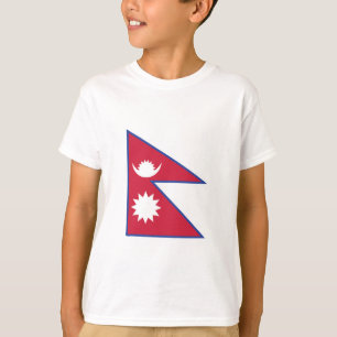 Emblem der Nepal-Flagge T-Shirt