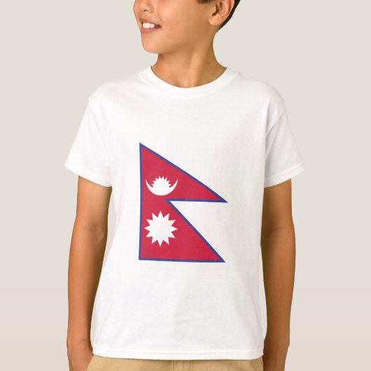 Emblem der Nepal-Flagge T-Shirt (Vorderseite)