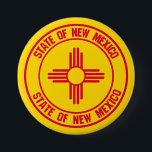 Emblem der neuen Mexiko-Runde Button<br><div class="desc">Emblem der neuen Mexiko-Runde</div>