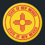 Emblem der neuen Mexiko-Runde Magnet<br><div class="desc">Emblem der neuen Mexiko-Runde</div>