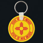 Emblem der neuen Mexiko-Runde Schlüsselanhänger<br><div class="desc">Emblem der neuen Mexiko-Runde</div>