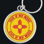 Emblem der neuen Mexiko-Runde Schlüsselanhänger<br><div class="desc">Emblem der neuen Mexiko-Runde</div>