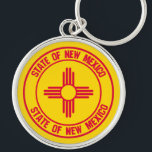 Emblem der neuen Mexiko-Runde Schlüsselanhänger<br><div class="desc">Emblem der neuen Mexiko-Runde</div>