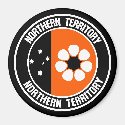 Emblem der Nördlichen Territorialrunde Magnet (Vorne)