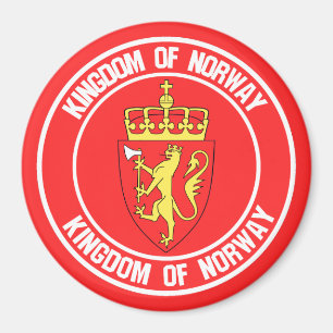 Emblem der Norwegen-Runde Magnet