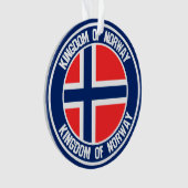 Emblem der Norwegen-Runde Ornament (Vorderseite)