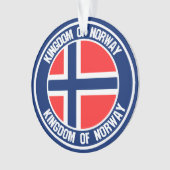 Emblem der Norwegen-Runde Ornament (Vorderseite)