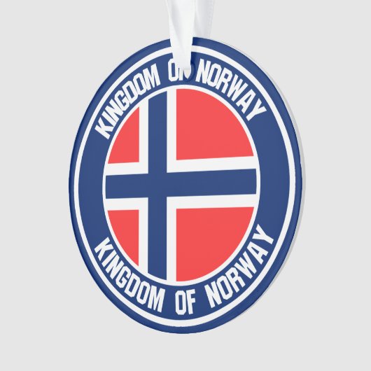 Emblem der Norwegen-Runde Ornament (Vorderseite)