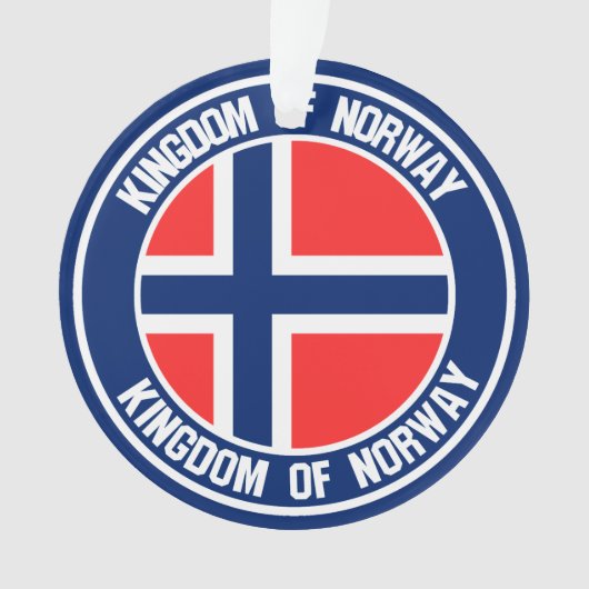 Emblem der Norwegen-Runde Ornament (Vorderseite)