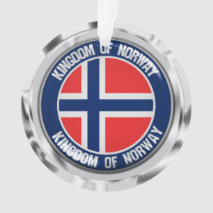 Emblem der Norwegen-Runde Ornament