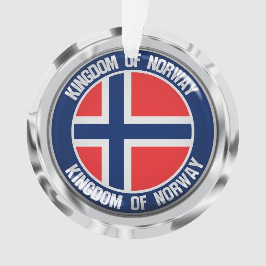 Emblem der Norwegen-Runde Ornament (Vorderseite)