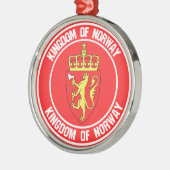 Emblem der Norwegen-Runde Ornament Aus Metall (Links)