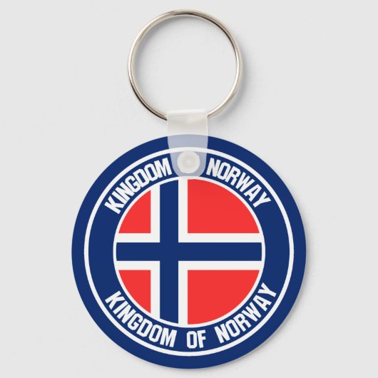 Emblem der Norwegen-Runde Schlüsselanhänger (Vorderseite)